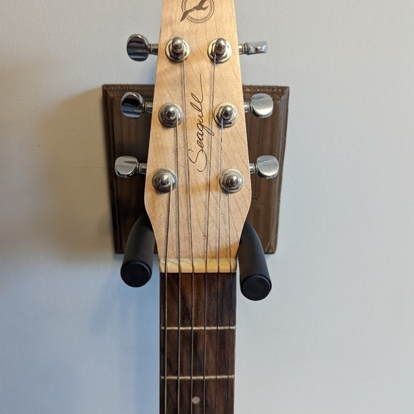 Handmade Wooden Guitar Wall Hanger/Mount- Adjustable For Acoustic/Electr… - Picture 2 of 4